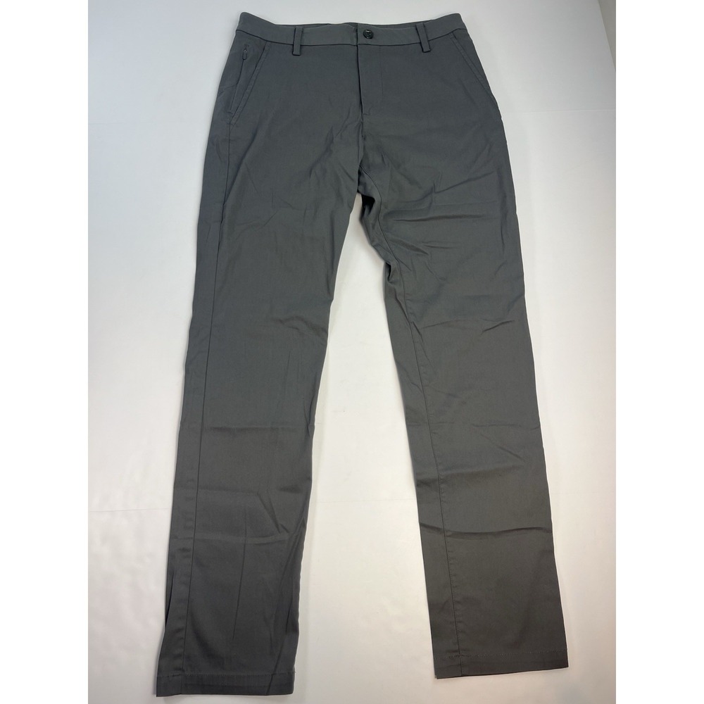 Birddogs Men's 30x32 Gray Stretch Khaki Slim Fit Performance Chino Pants